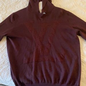 Louis Vuitton burgundy sweater hoodie 100% authentic